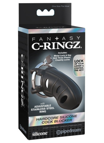 Hardcore Silicone Cock Blocker